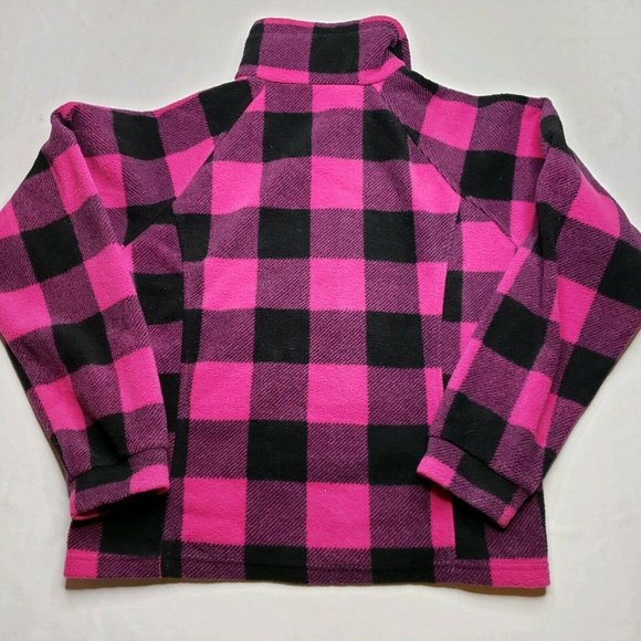 Columbia Fleece Full Zippered Jacket Sz 14/16 - Picture 6 of 7